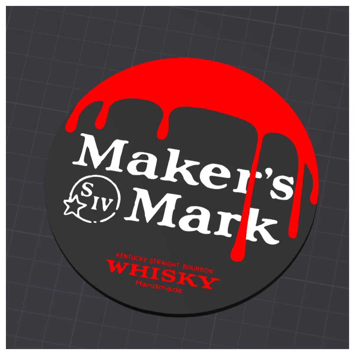 Shot Glasses Mat Mason Distillery Bourbon Whiskey 4 Inch Drink Mat Table Decoration Whiskey Shot Protector Accessories
