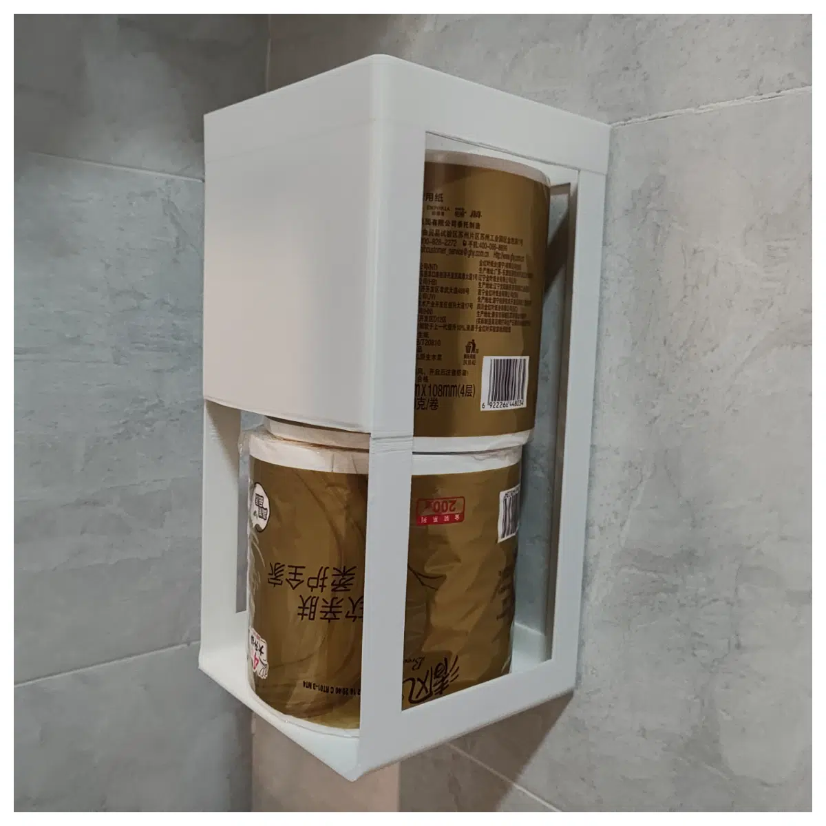 Toilet Paper Dispenser Box Bathroom Tissue Holder Storage Container Roll Paper Organizer Home Storage
