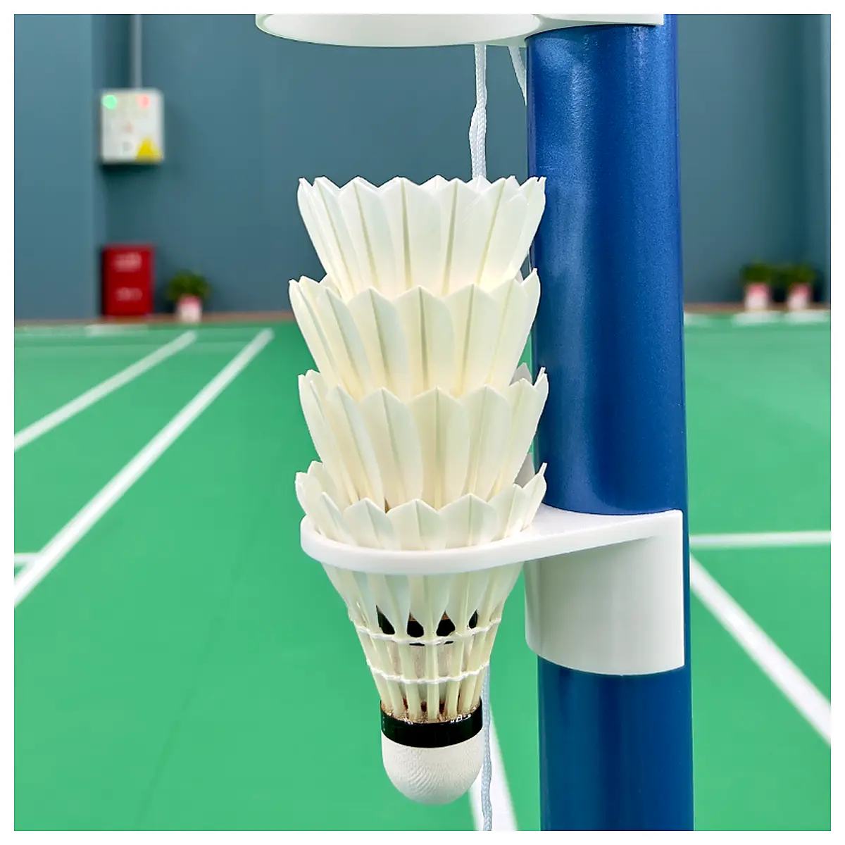 Badminton Net Pole Hanger Support System Installation Repair Sports Court Accessories Net Cylinder Support