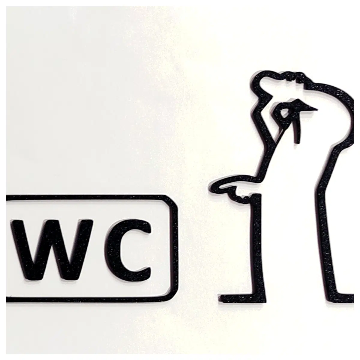 La Linea Balum Balum WC Door Plate Installation Parts Flush Valve Accessories Toilet Facility Bathroom Fixture Spout