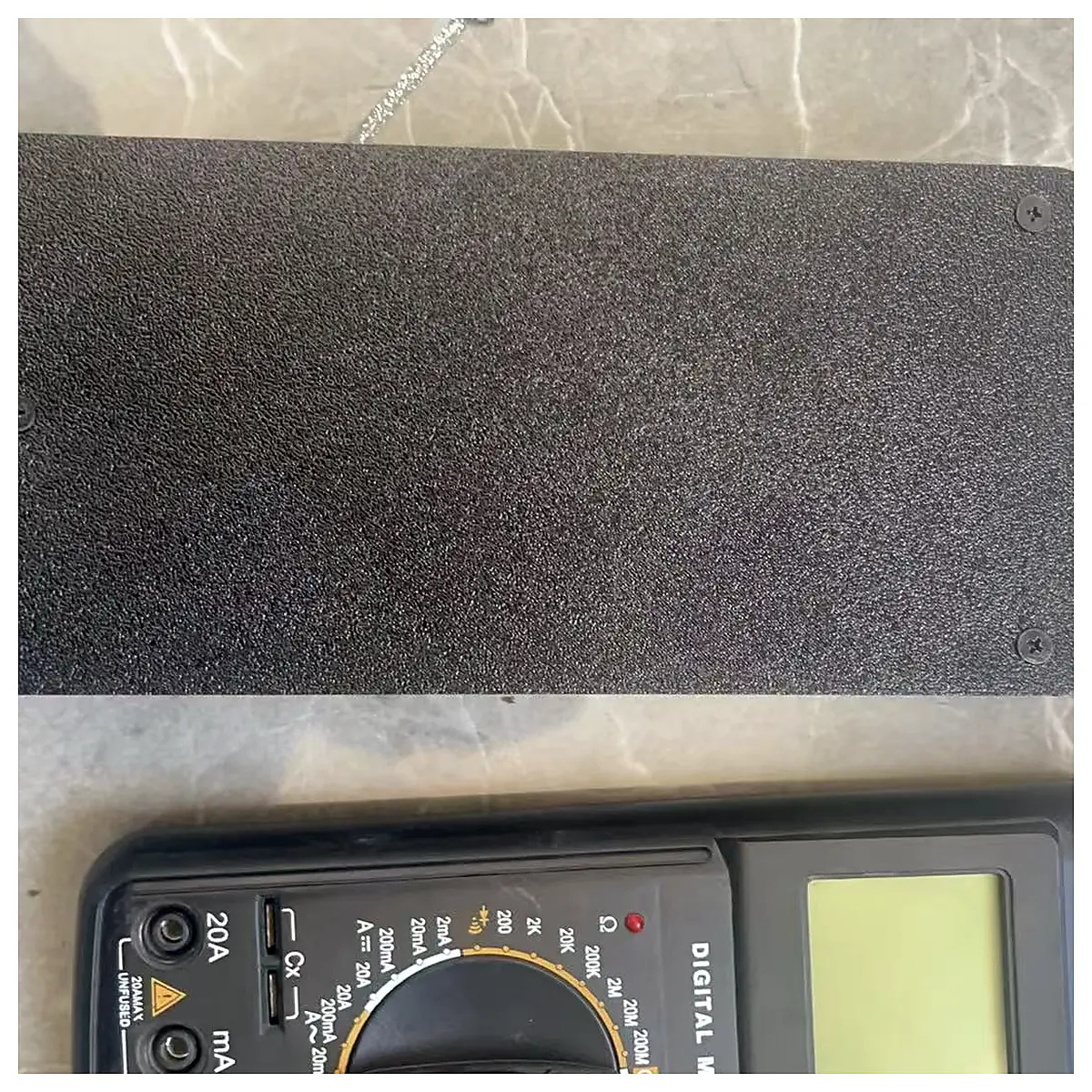 Multimeter Back Cover Panel 185x85cm DIY TikTok Half Finished Electronic Components Accessories