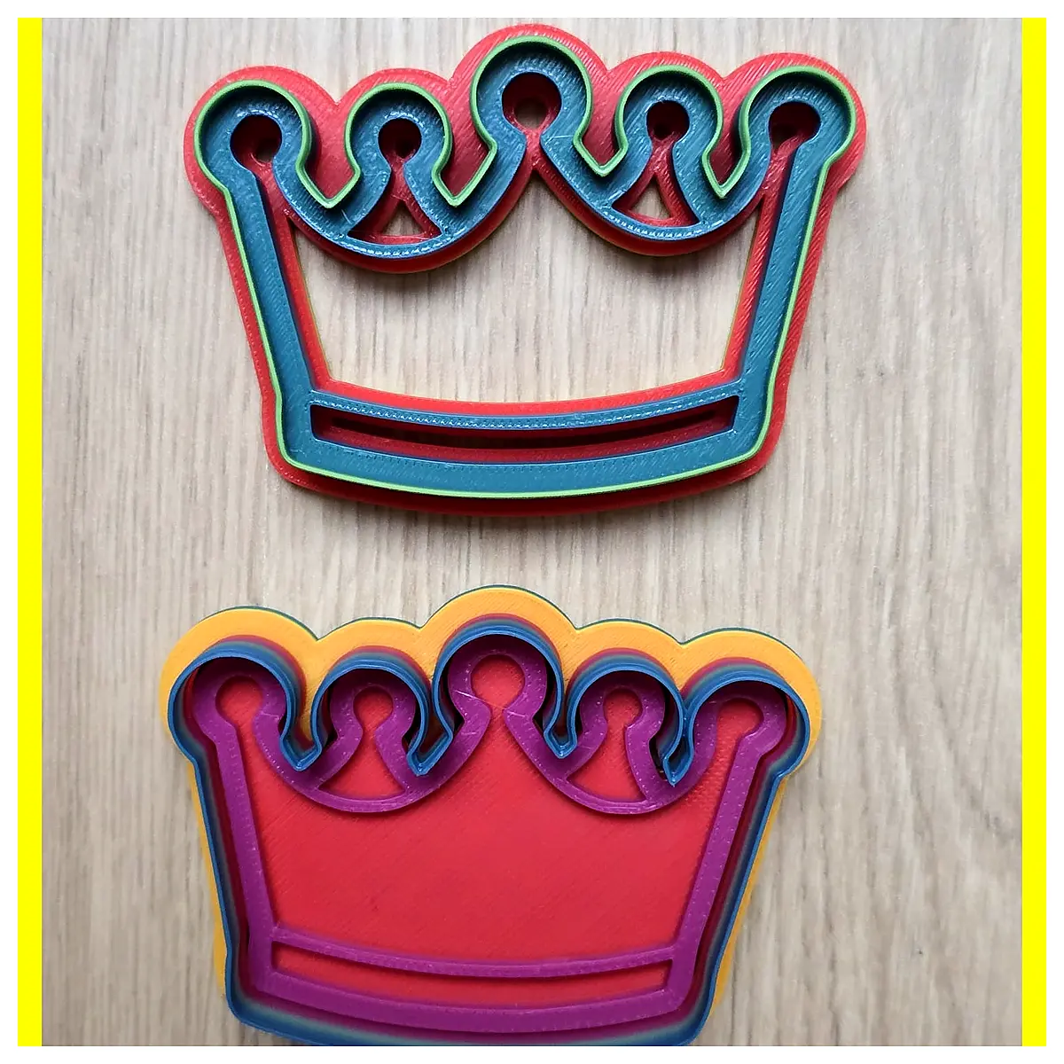 Crown Cookie Cutter Dough Stamp Cookie Molds Decorating Tools Rubber Dough Accessories Baking Supplies