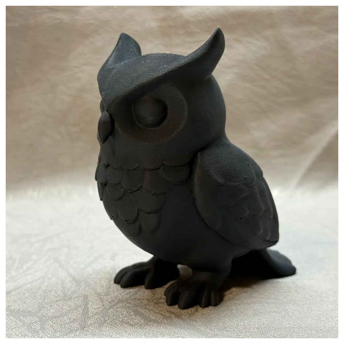 Adorable Owl Toy Realistic Owl Model Pet Plush Animal Figurine Educational Toys