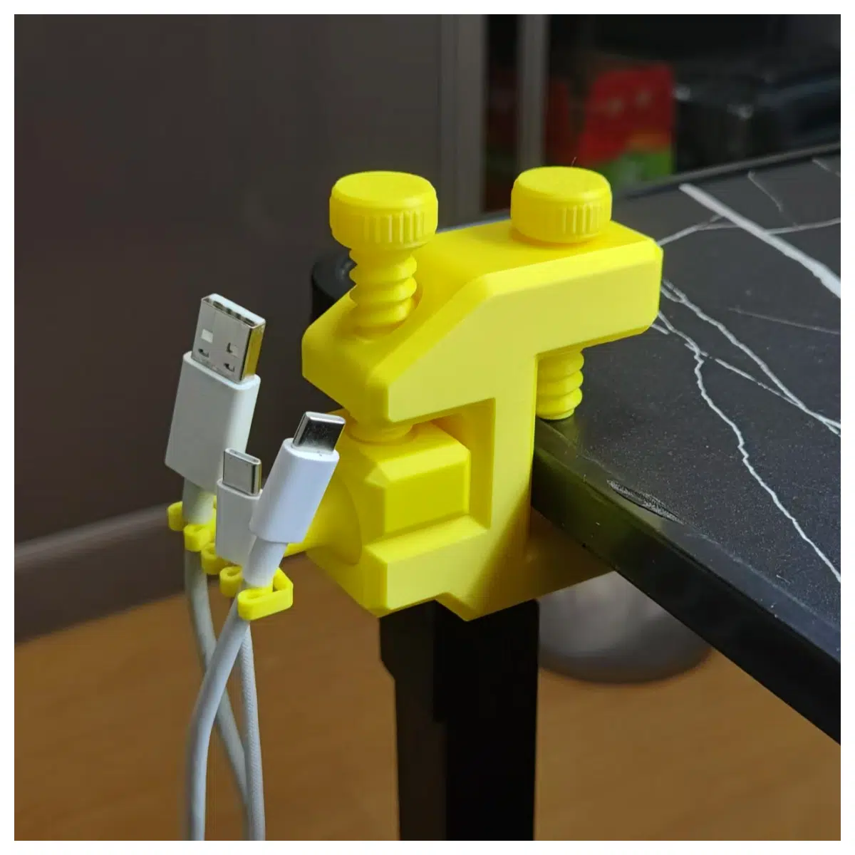Desk Cable Organizer Clamp Cable Management Holder Cord Clips Cable Protection Desk Storage