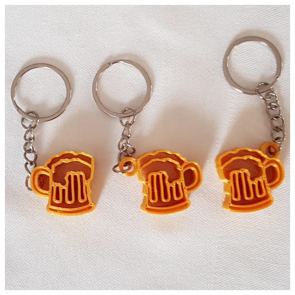 Beer Cup Keychain Beer Lover Gift Creative Beer Cup Decoration Beer Theme Accessory Beer Cup Memorial