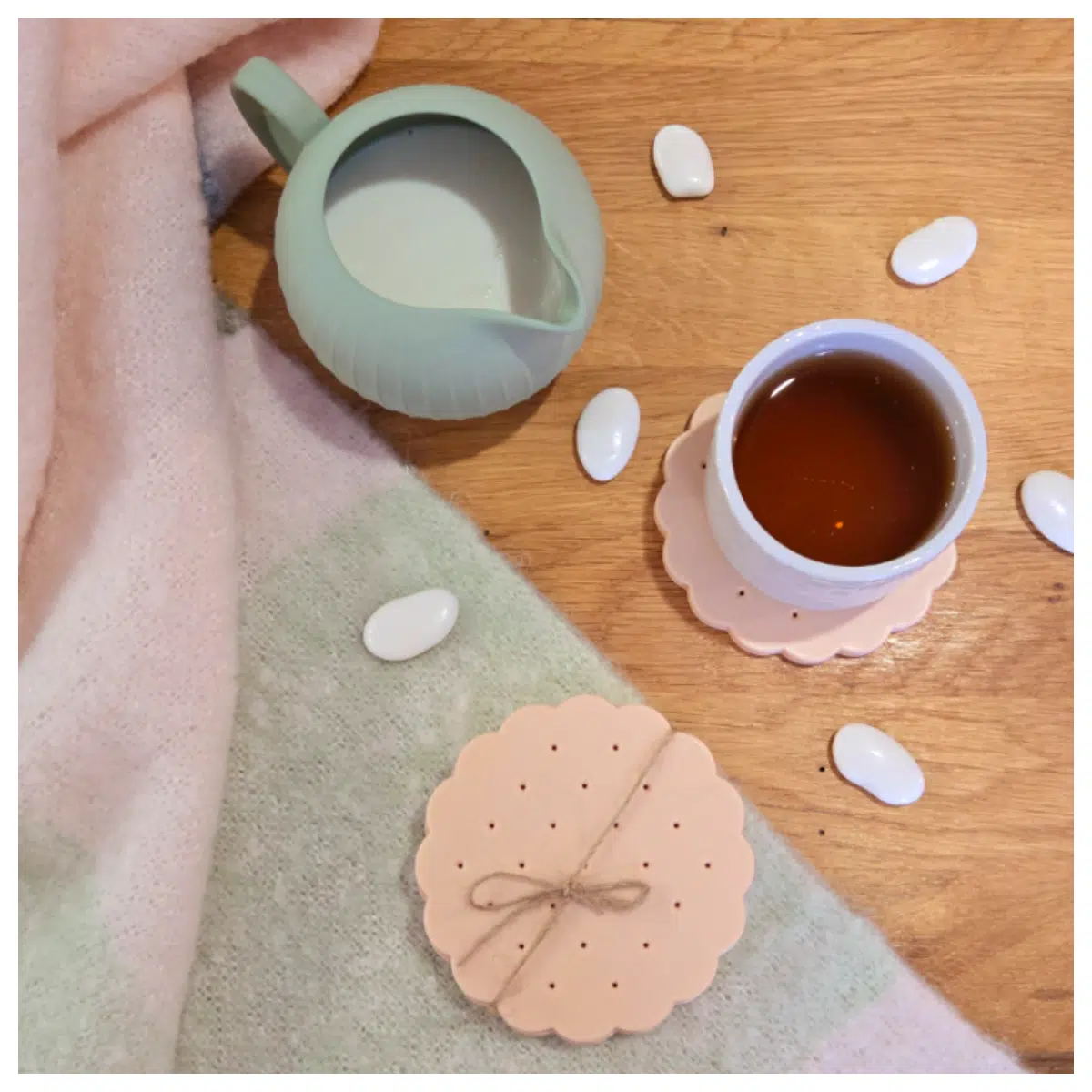 Round Cookie Molds Heat Silicone Baking Mats Kitchen Pads Non Slip Absorbent Protects Surfaces