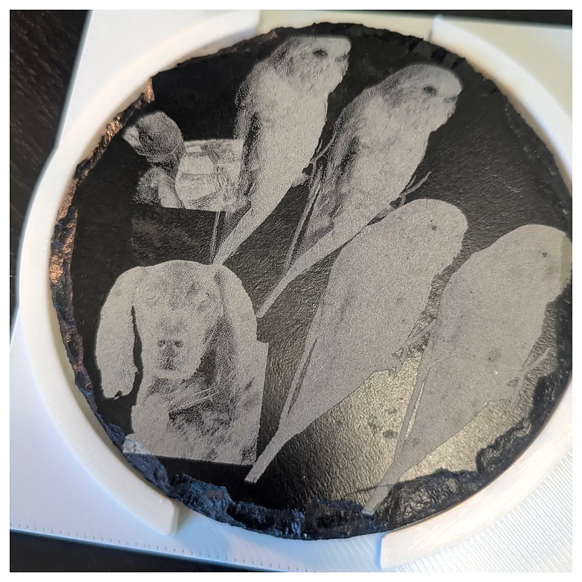 Round Coaster Laser Engraving Machine Fixtures Molds Etching Tools Direct From Factory