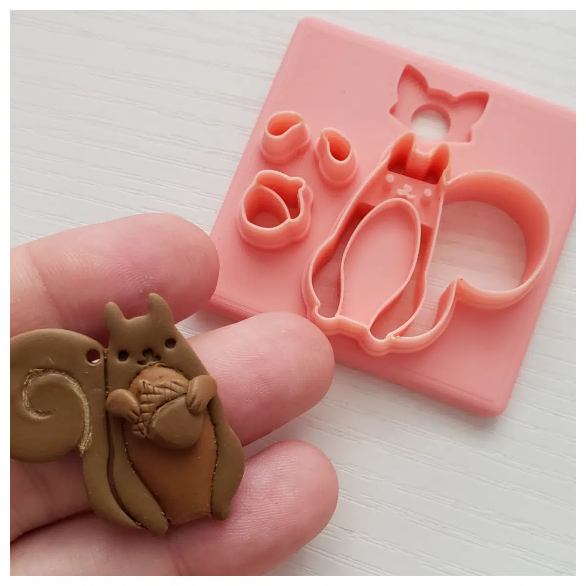 Squirrel Clay Earring Cutter Polymer Clay Tool DIY Jewelry Sculpting Modeling Cutting Accessories