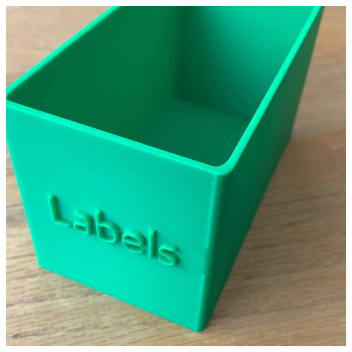 Label Organizer Box Sort Labels Desktop Storage File Organizer Label Management Office Supplies
