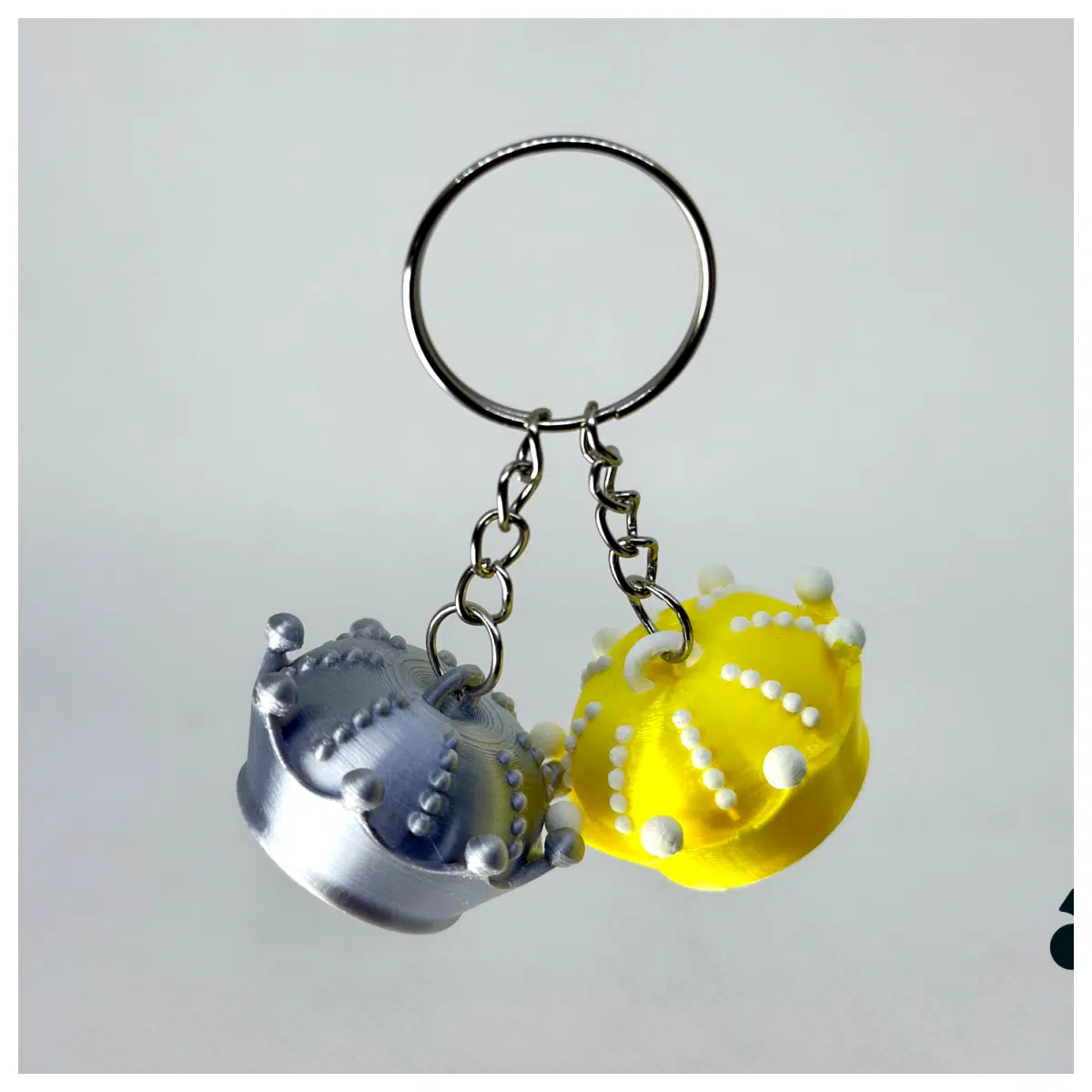 Crown Keychain Car Decoration Car Accessories Keyring Ornament Automotive Supplies Crown Design Car Gear