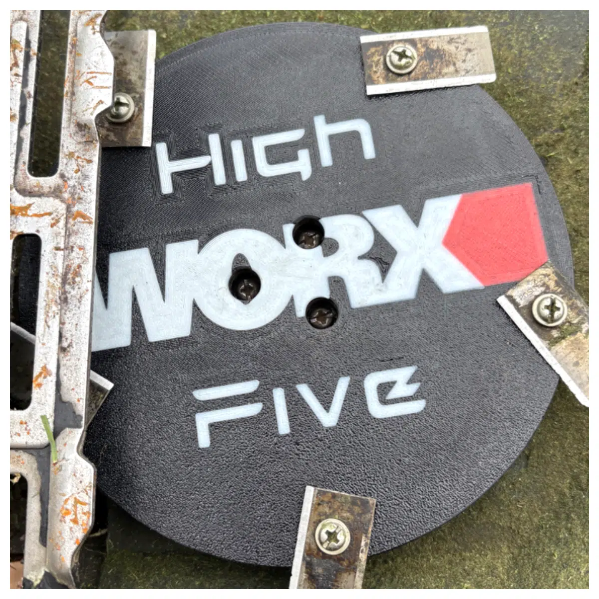 WORX Landroid Blade Replacement Cutting Disc CAD STEP File Lawn Mower Parts Disc Assembly Blade Replacement