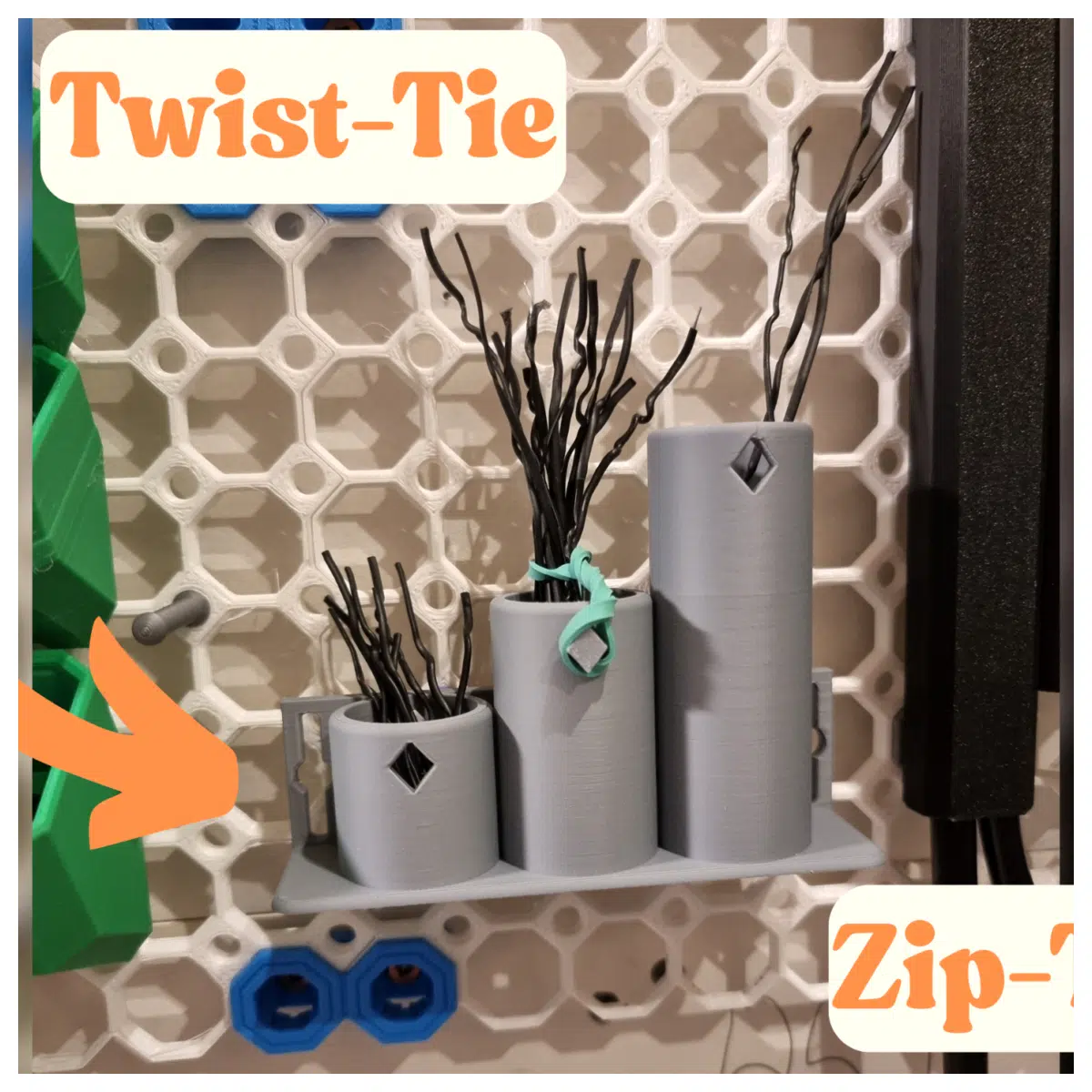 Cable Organizer Wall Mount Holder Wire Ties Zip Ties Storage Multi Panel System Cable Management Accessories