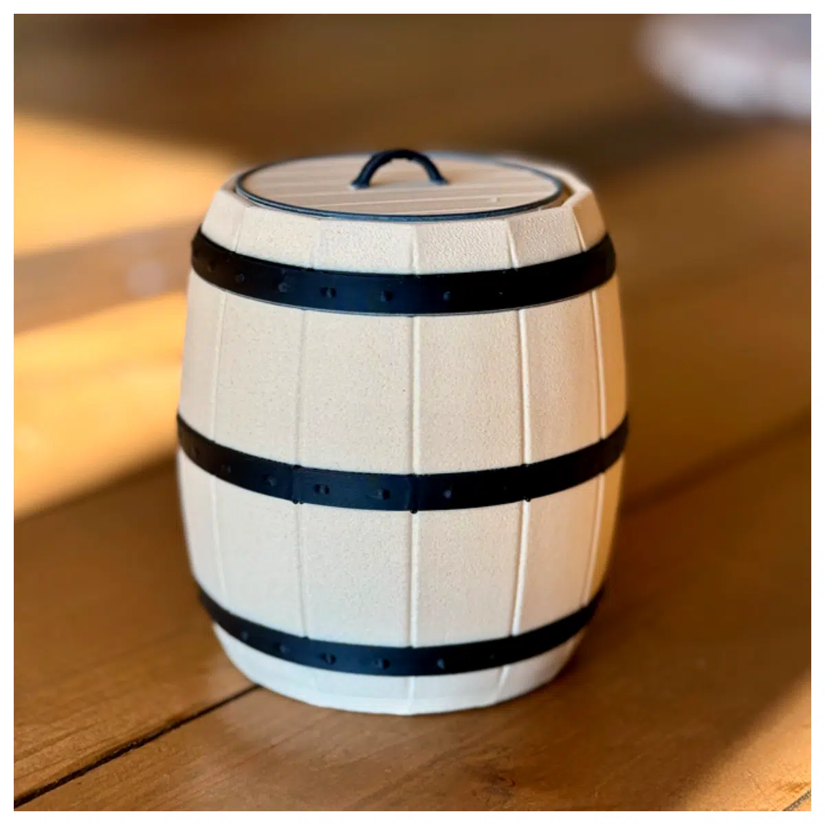Classic Wine Barrel with Removable Lid Options for Capacity Wine Storage Fermentation Barrel Accessories