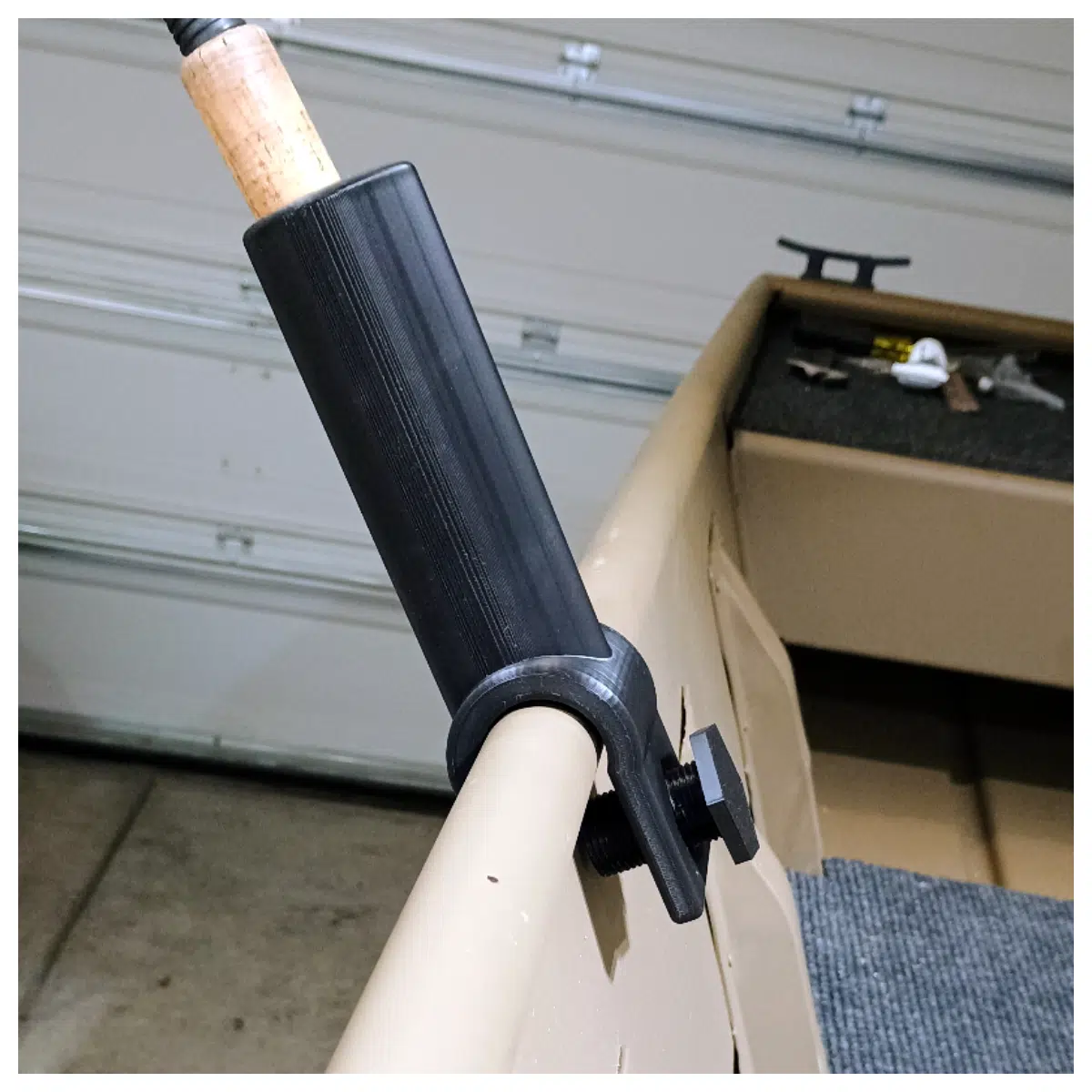 Folding Boat Rod Holder Boat Accessories Fishing Support Rod Mount Dock Pole Holder Adjustable Boat Hardware