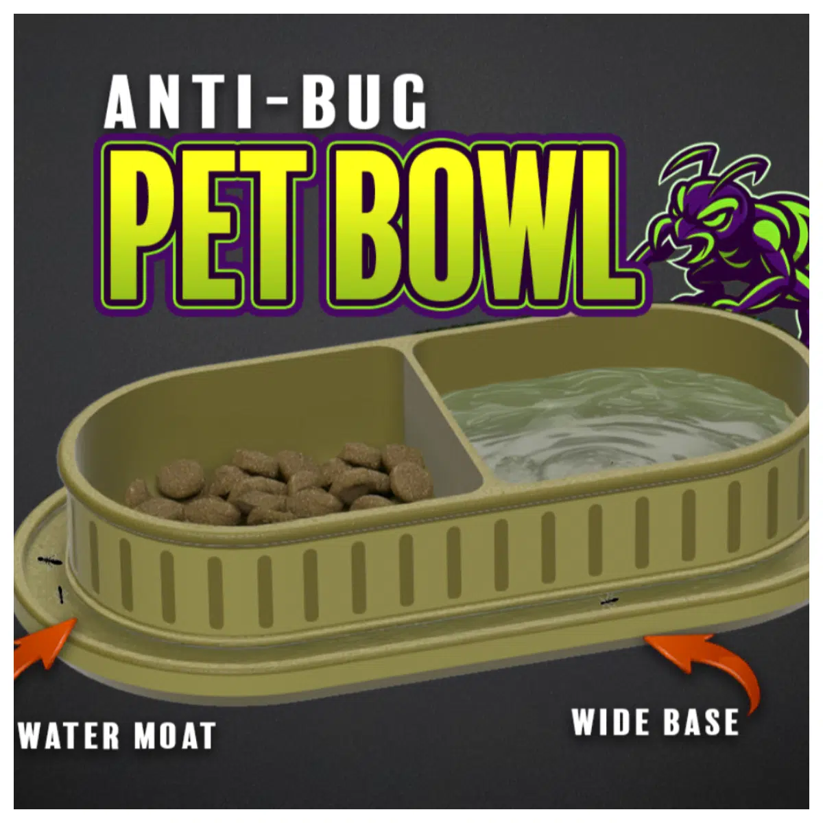 Insect Proof Pet Bowl Pet Food Dish Anti Mosquito Ceramic Bowl Pet Supplies Pet Food