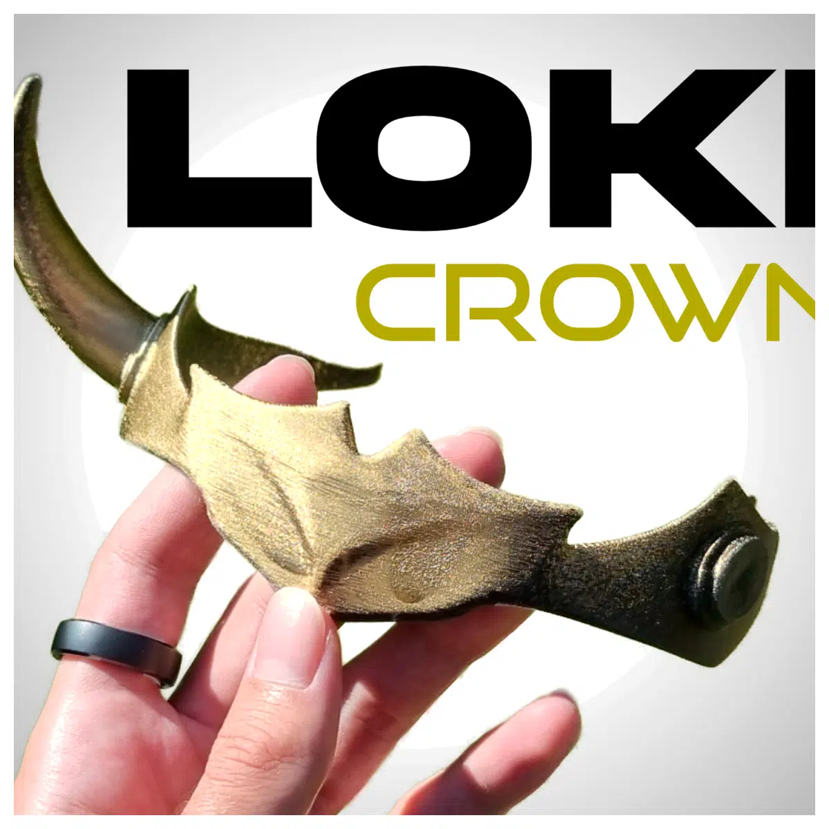 Silve Loki Crown Cosplay Crown Stage Performance Props Costume Accessory Loki Headpiece Decoration