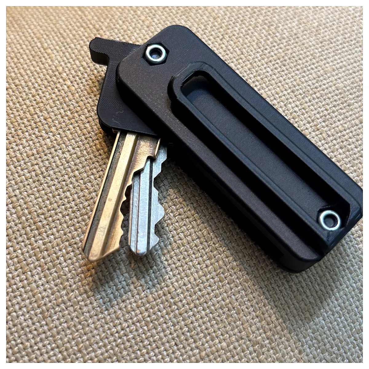 Foldable Key Holder Double Key Chain Keyring Phone Holder Multi Functional Key Accessories Keyring Holder