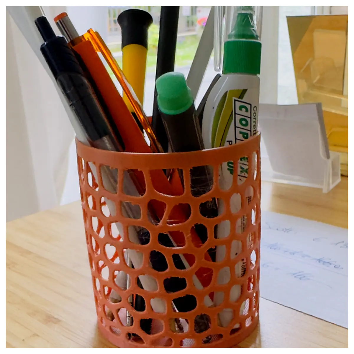 Mesh Pen Holder Support Grip Drawing Art Supplies Brush Holder Pen Support Drawing Tools