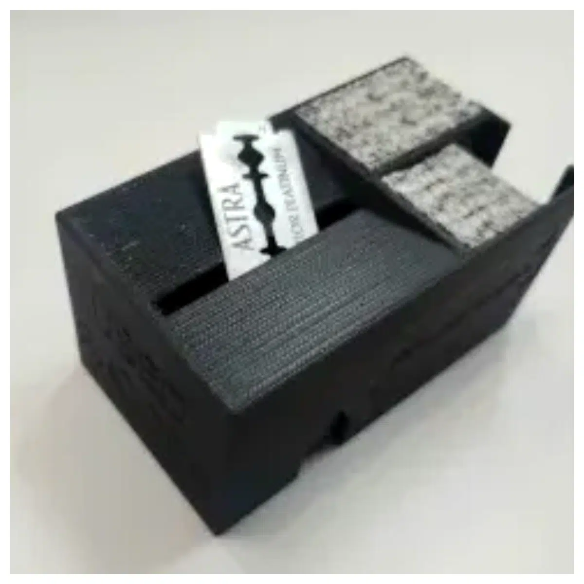 Shaving Storage Box Blade Organizer Post Blade Disposal Box Shaving Accessories Cleaning Storage