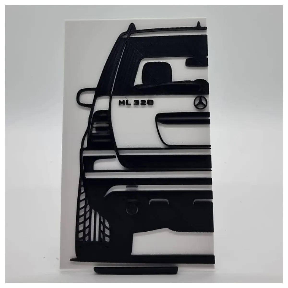 ML W163 Wall Art Car Painting Collection Dimensional Artwork Automotive Decor