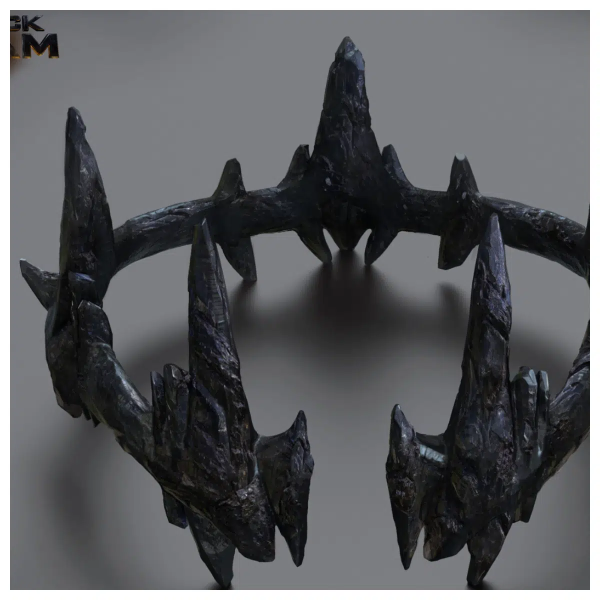 Shabak Crown Black Adam Royal Crown Headpiece Men s Gift Event Decoration Crown Black Crown