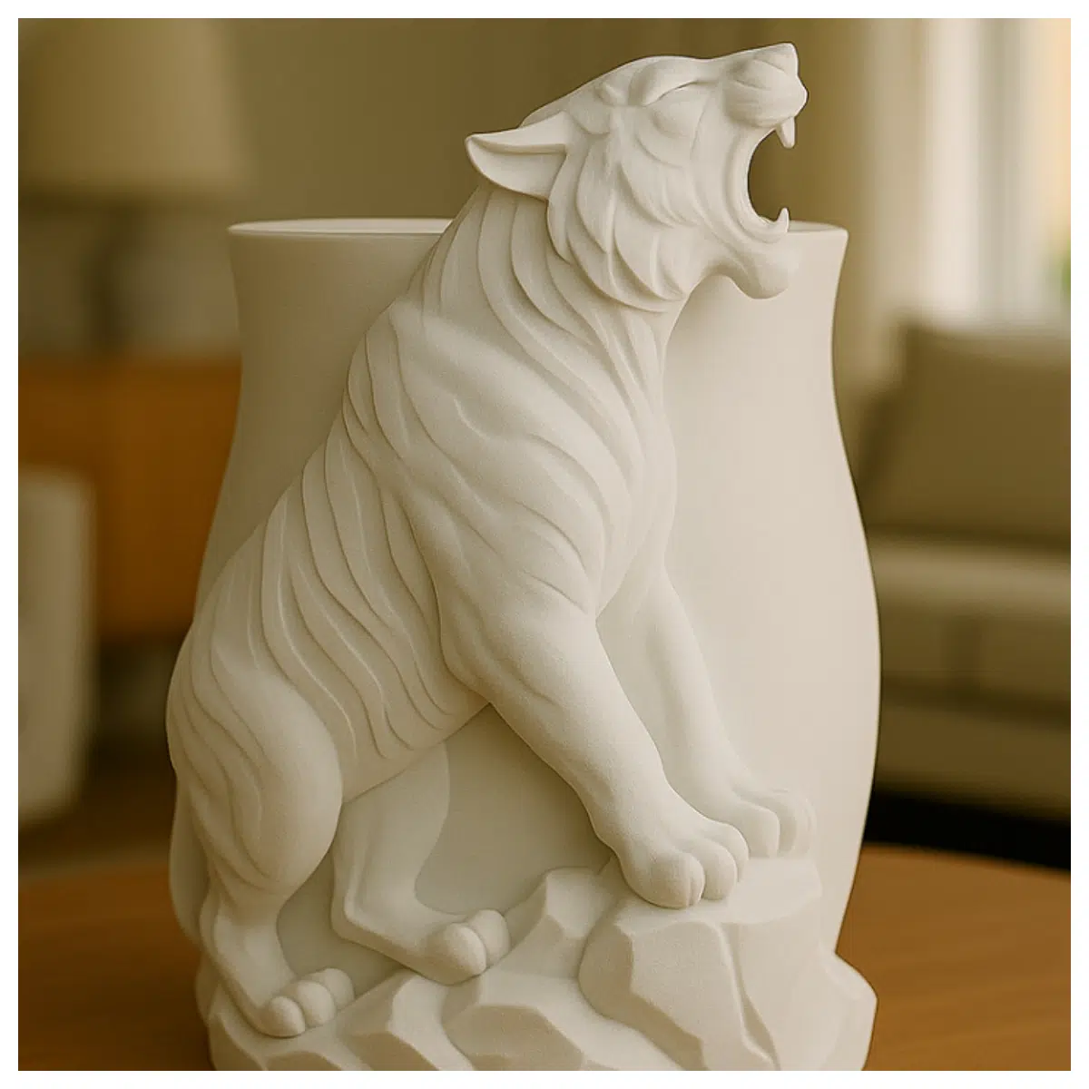 Tiger Vase Restorer Art Piece Repair Tool Antique Ceramic Cleaner Form Restoration Art Object Maintenance