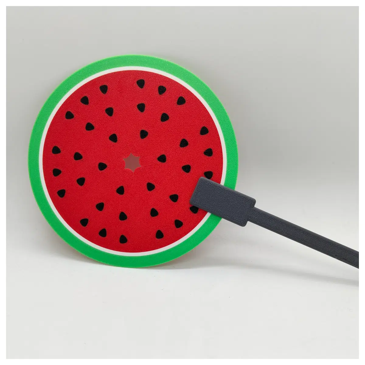 Summer Cooling Watermelon Shade Sunscreen Handheld Summer Leisure Cute Gift Sweet Watermelon