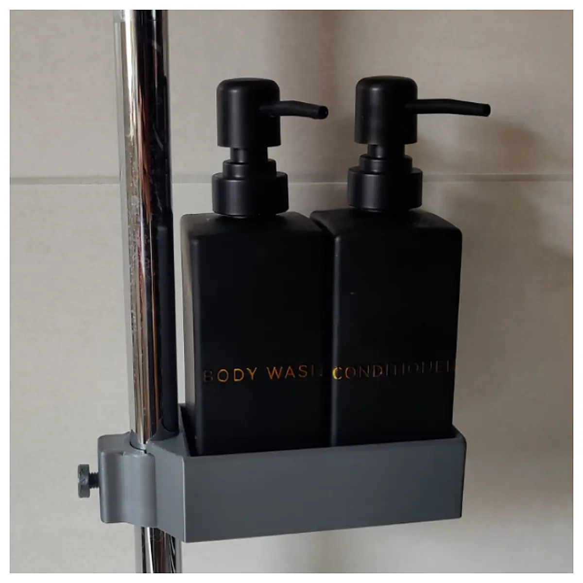 Shower Caddy Bathroom Organizer Shower Accessories Installation Removal Storage Shelf Multi functional