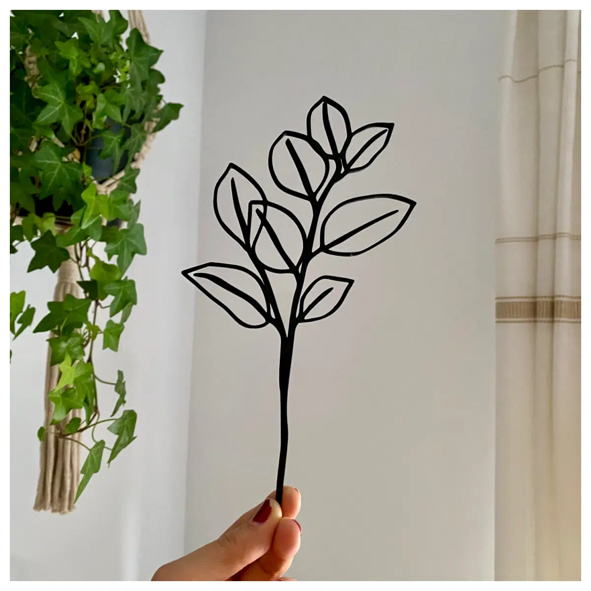 Decorative Plant Stand Planter Support Holder Hanging Flower Shelf Indoor Garden Support Green Plant Stand Plant Stand Accessories