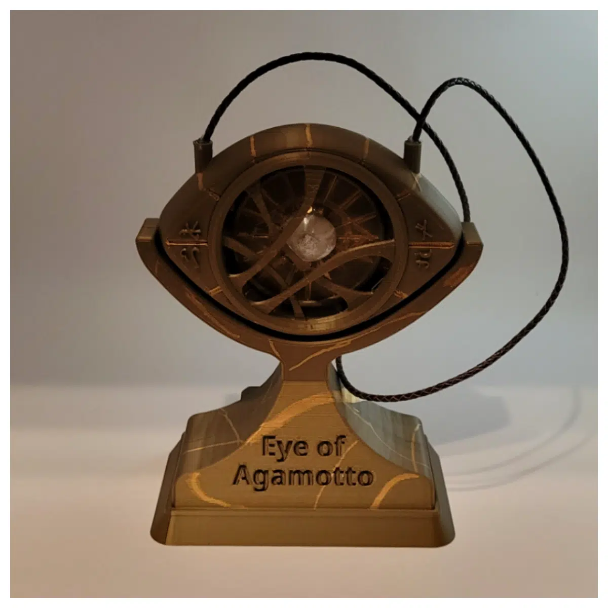 Agamoto s Eye Doctor Strange Game Accessory Figure Model Collectible Toy Module Assembly