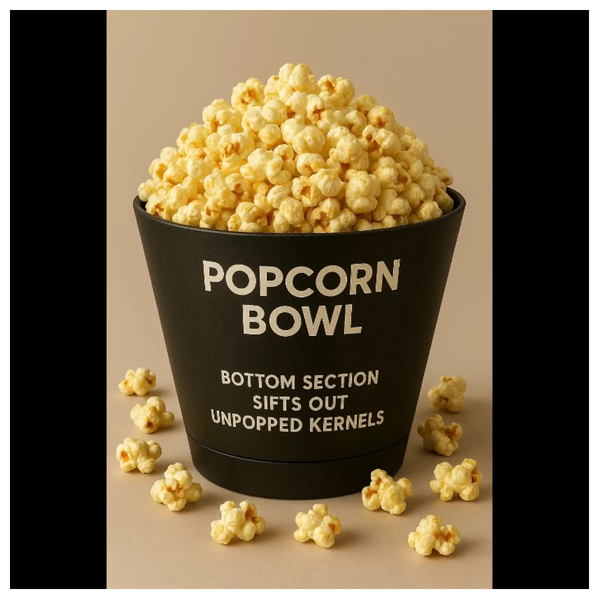 Popcorn Sifter Bowl Popcorn Separator Fine Popcorn Strainer Popcorn Drier Popcorn Tool Popcorn Screening Bowl