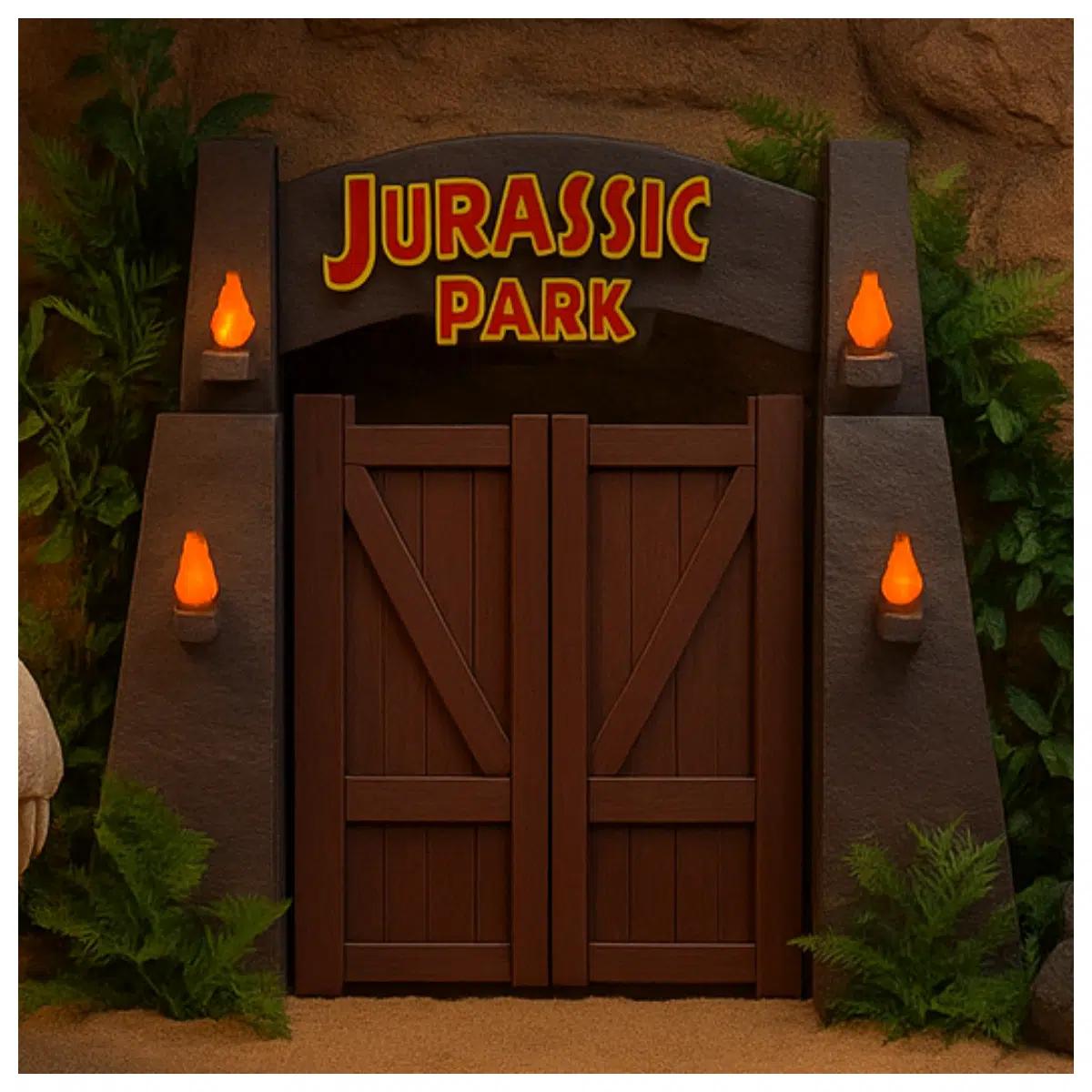 Reptile Enclosure Entrance Gate Lizard Habitat Feeding Box Reptile Supplies