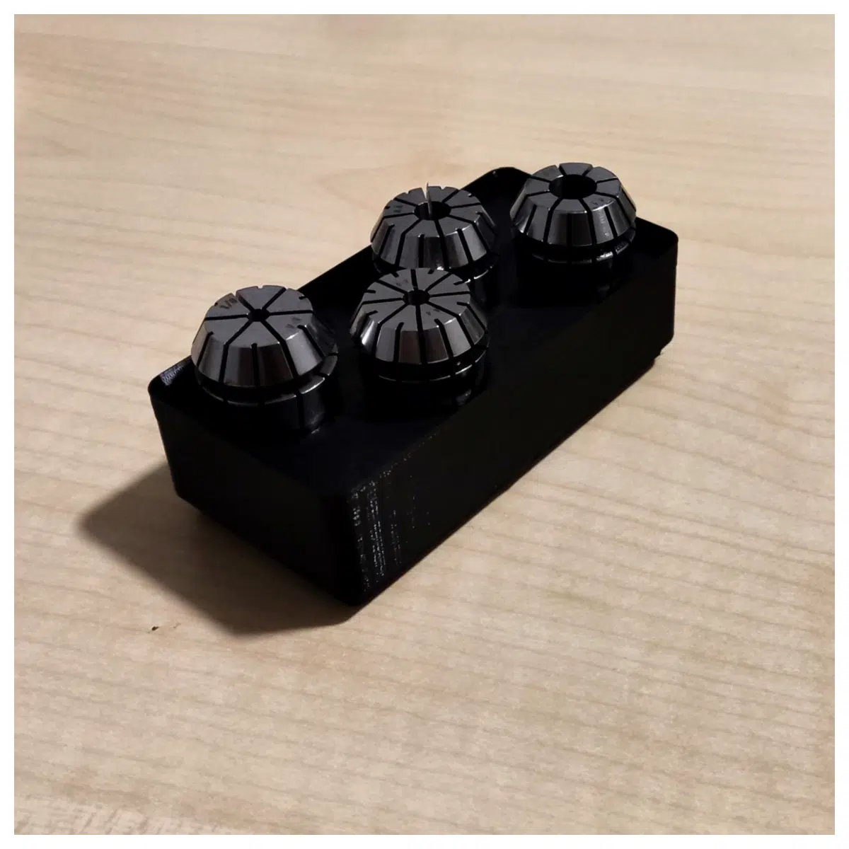 Gridfinity ER20 Collet Holder Desktop Organizer Parts Fixture Clamp for DIY Workbench Accessories