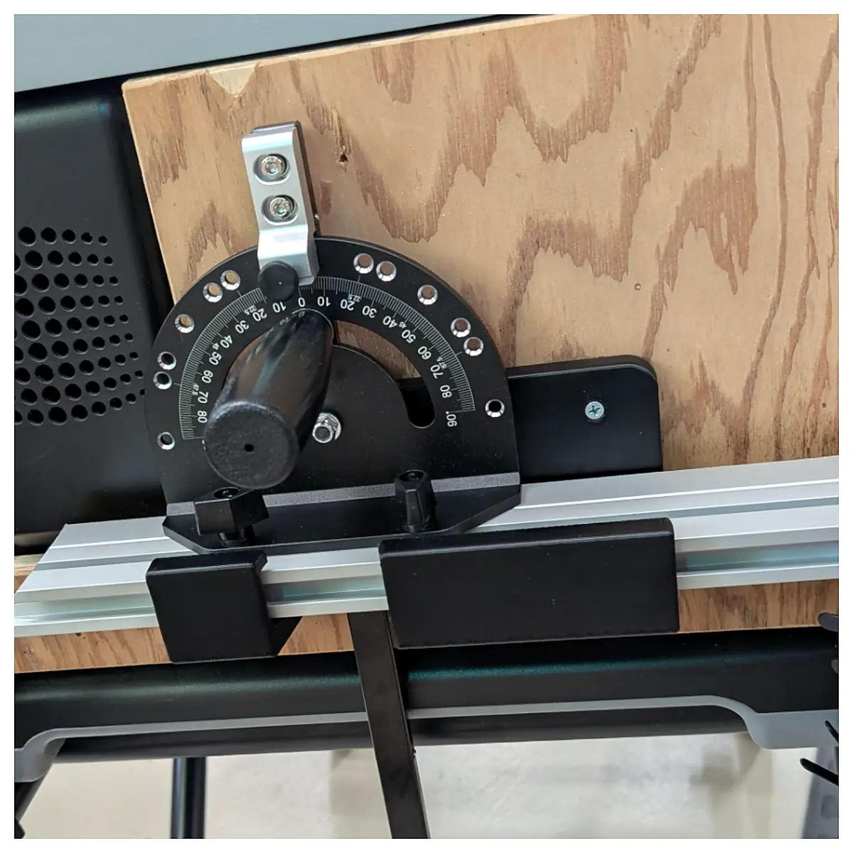 Table Saw Bevel Slide Tool Wall Mount Installation Guide Measuring Device Cutting Aid Accessory