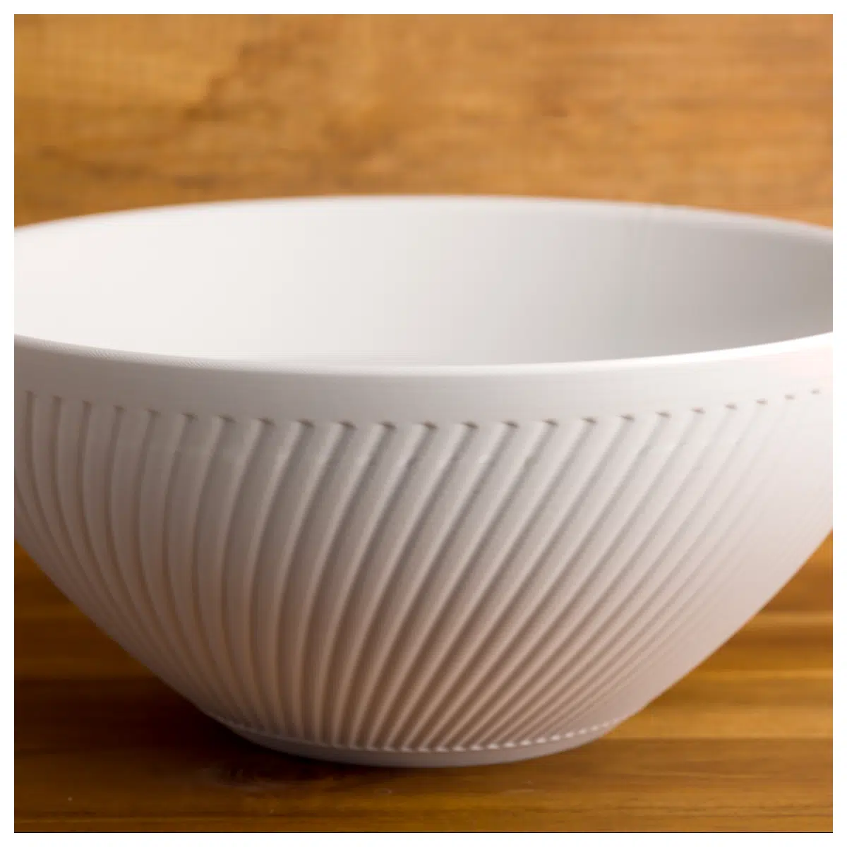 Large Ribbed Bowl Premium Cooking Bowl Ceramic Bowl Dinnerware Soup Bowl Kitchenware Versatile Bowl Serving Bowl Party Bowl Banquet Bowl