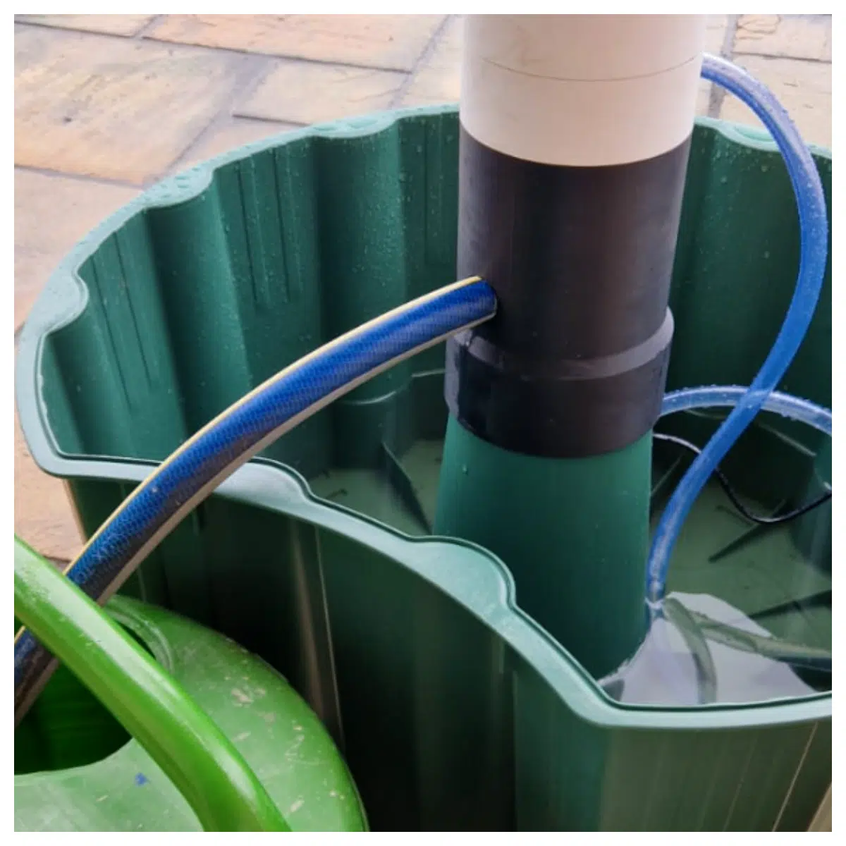 Hydroponic Tower Base Funnel Outlets Water Delivery System Parts Automatic Irrigation