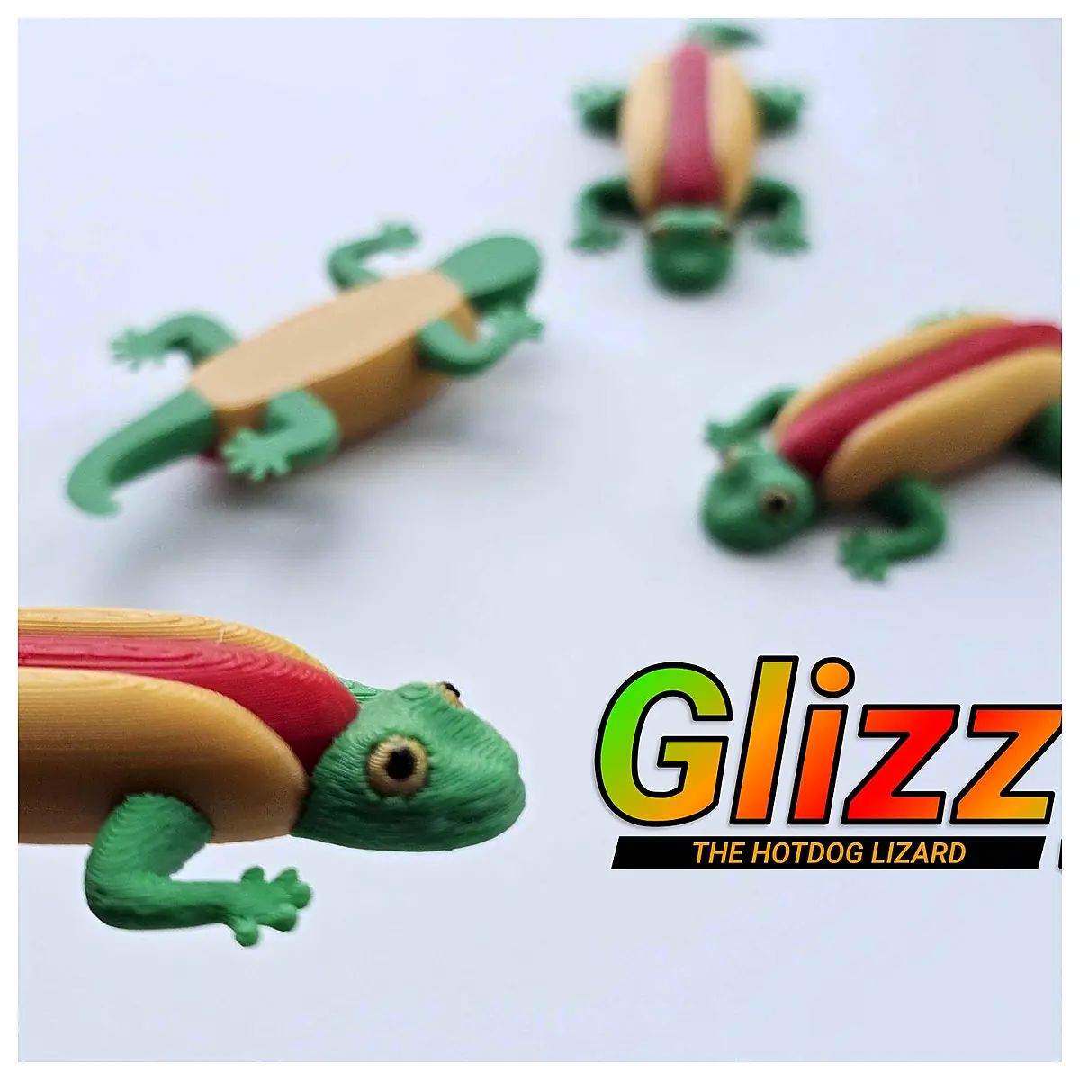Grizzy the Hot Dog Lizard Toy Grizzy Friends Funny Pet Toys Kids Gift Creative Puzzle Toys