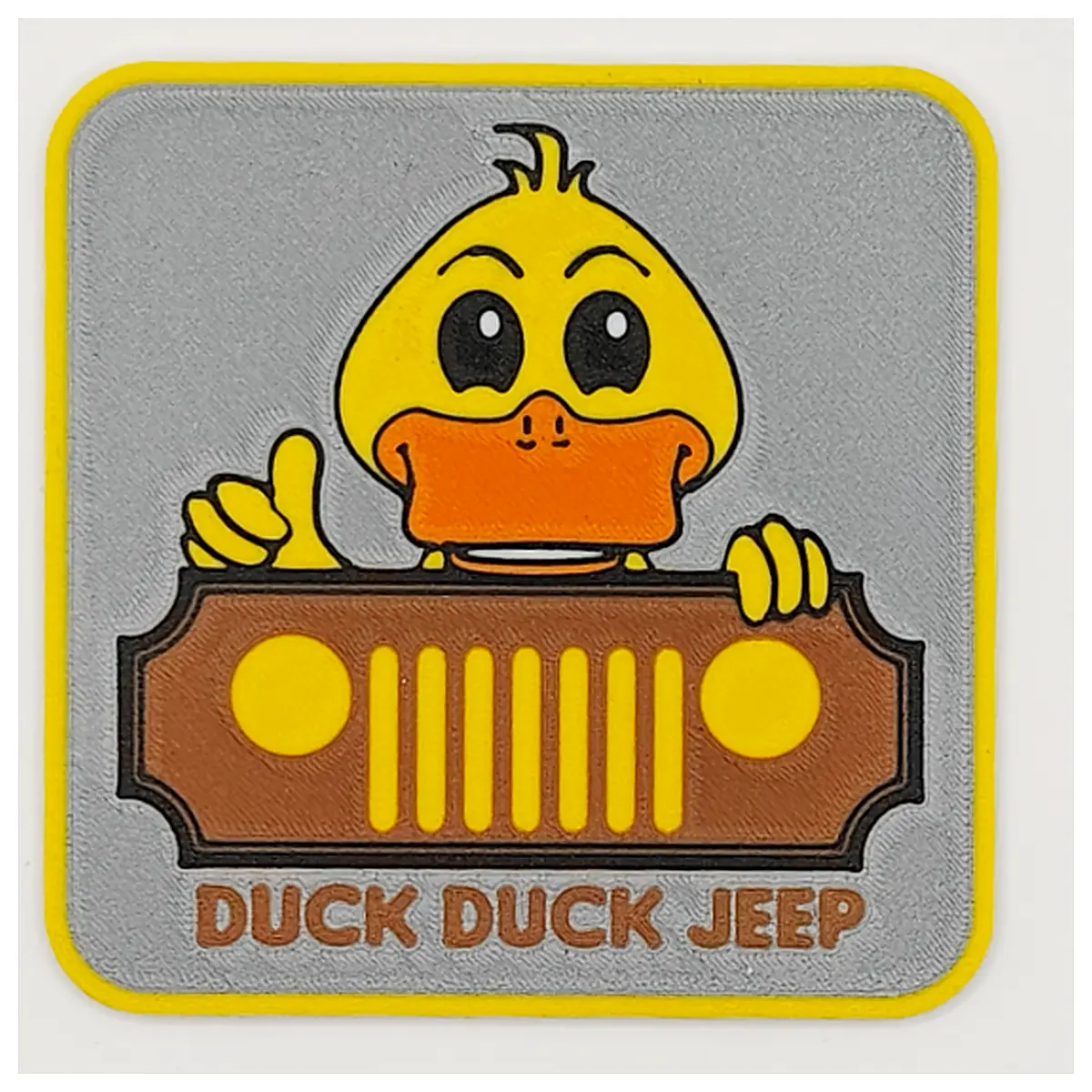 Duck Cup Holder Car Seat Desk Decoration Rubber Cup Mat Anti Slip Duck Toy