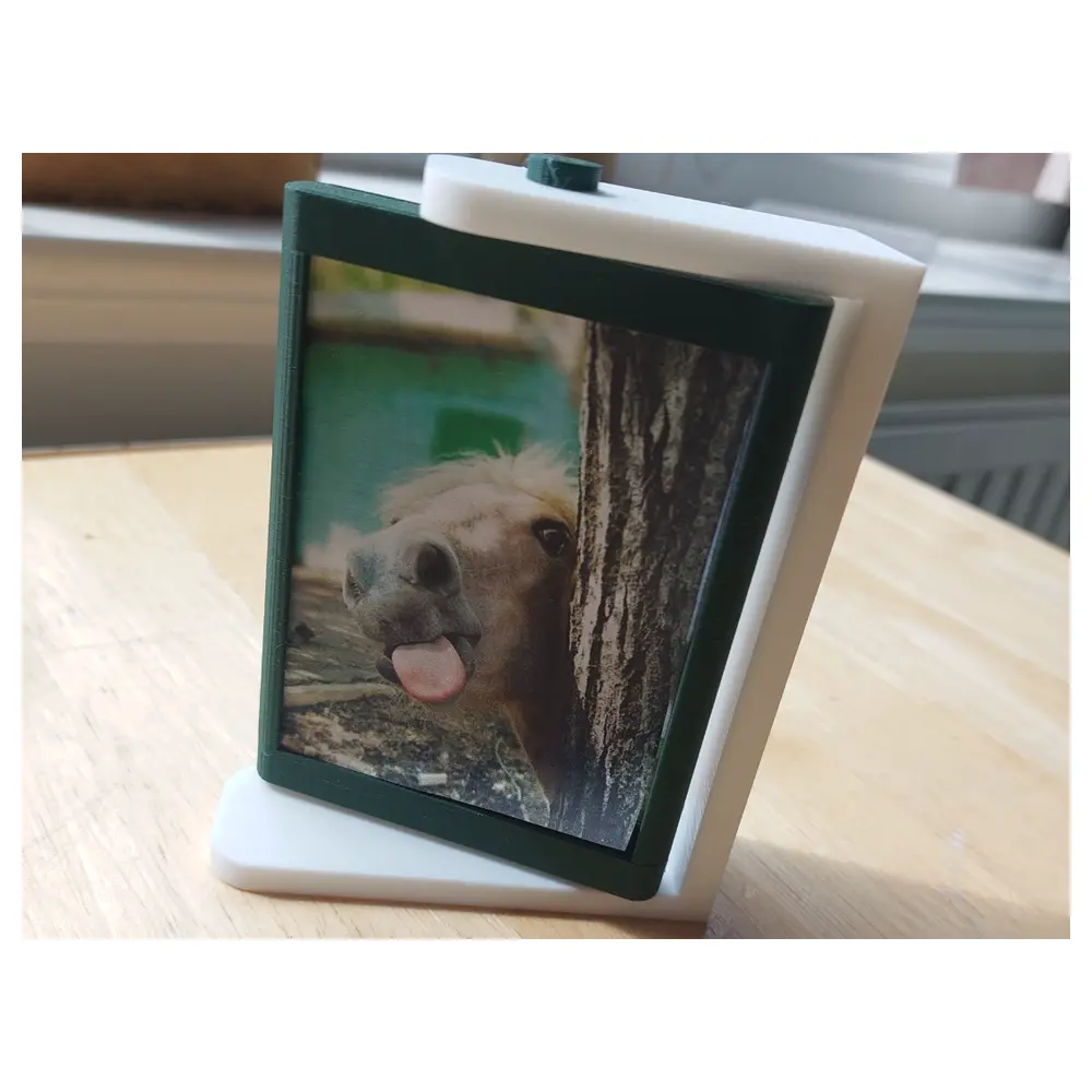 Rotating Photo Frame 70x90 Double Sided Display Digital Photo Frame Rotating Photo Album Memory Display Gift