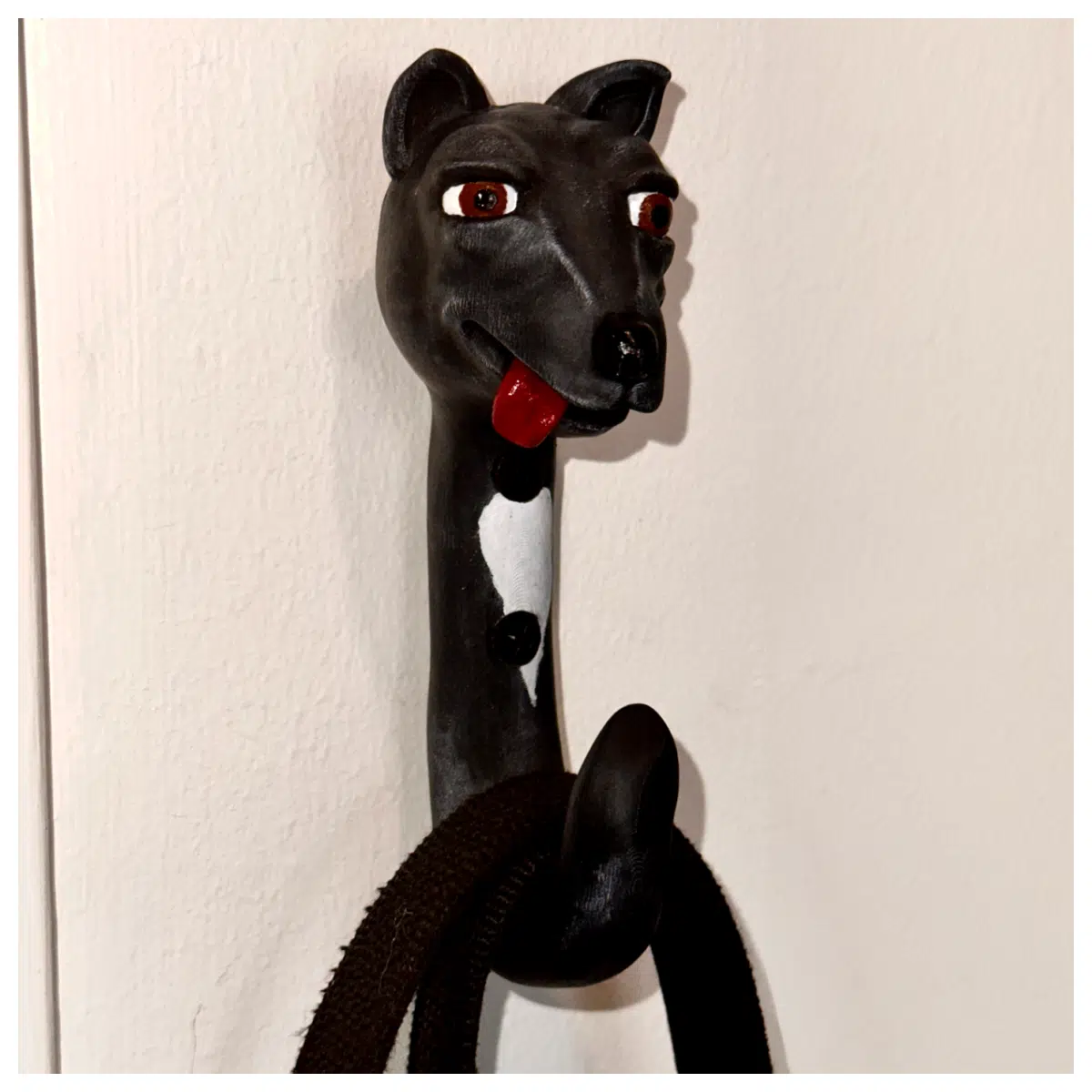 Funny Dog Hooks Creative Pet Decor Cute Cartoon Dog Leash Dog Accessories Pet Hanging Hooks Pet Supplies