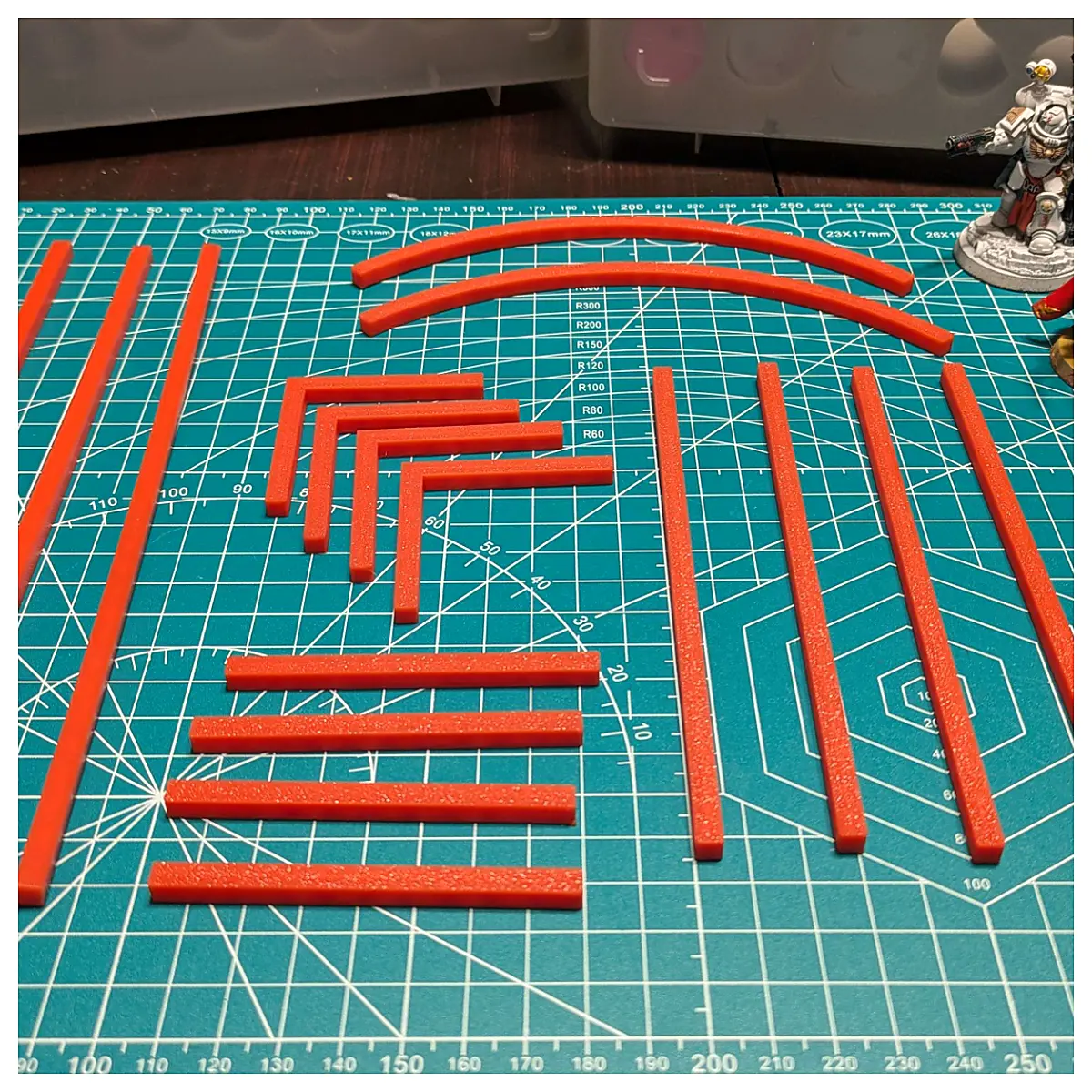 40K Miniature Printing Deployment Markers Quick Print Tactical Models Battle Plans Battle Cards Tactical Design