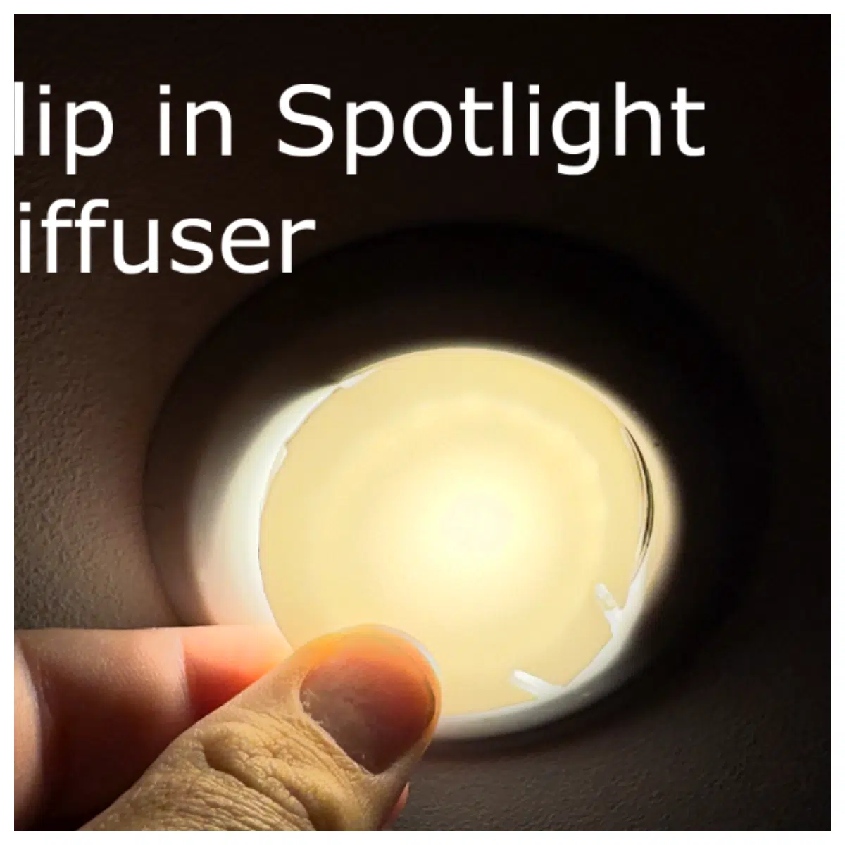 Spotlight Diffuser Attenuator Adjustable Soft Fixture Accessories Source Replacement