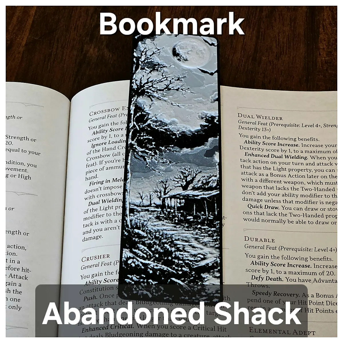 Abandoned Shack Bookmark Repair Parts Accessories Replacement Maintenance Collection Memorabilia