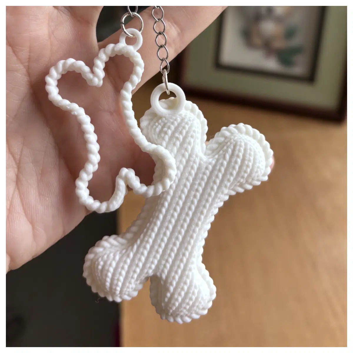 durable woven rope bone toy for aggressive chewers large dogs non cotton tug toy