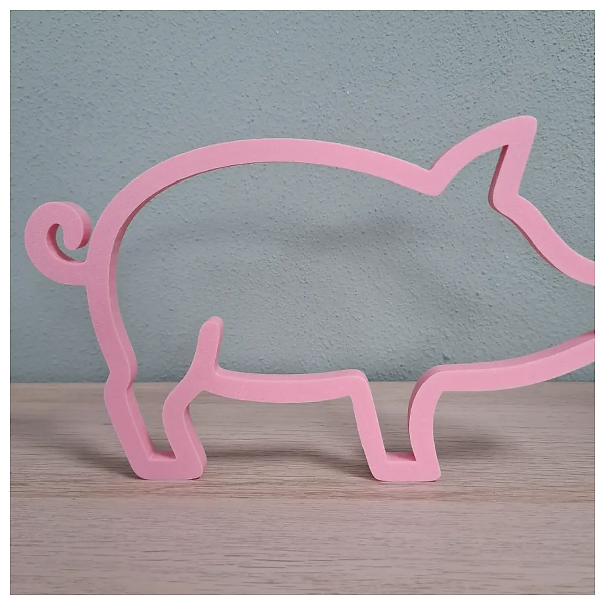 Pink Pig Decor Wall Hanging Piggy Decor Wall Stickers Creative Home Decor Placement Decorative Objects Multi functional