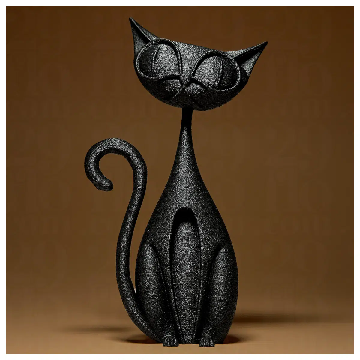 Cat Statues Cute Figurines Decorations Pet Memorials Ceramic Art Sculptures Parts Accessories