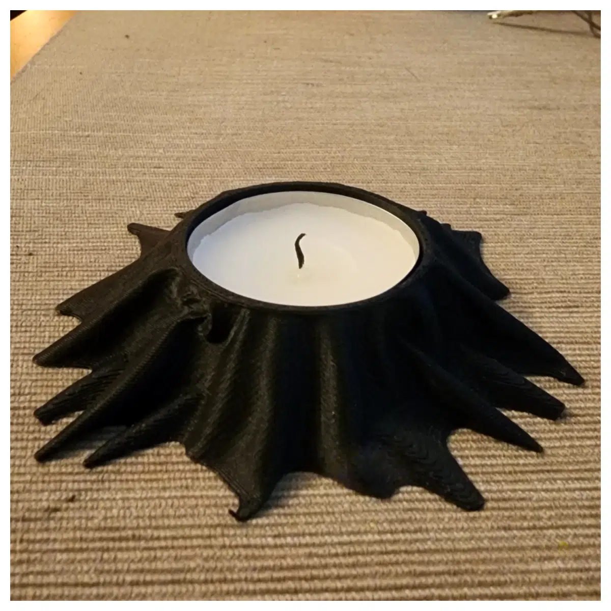 Black Sailboat Candlestick Decor Nautical Model Ship Home Decoration Festive Gift