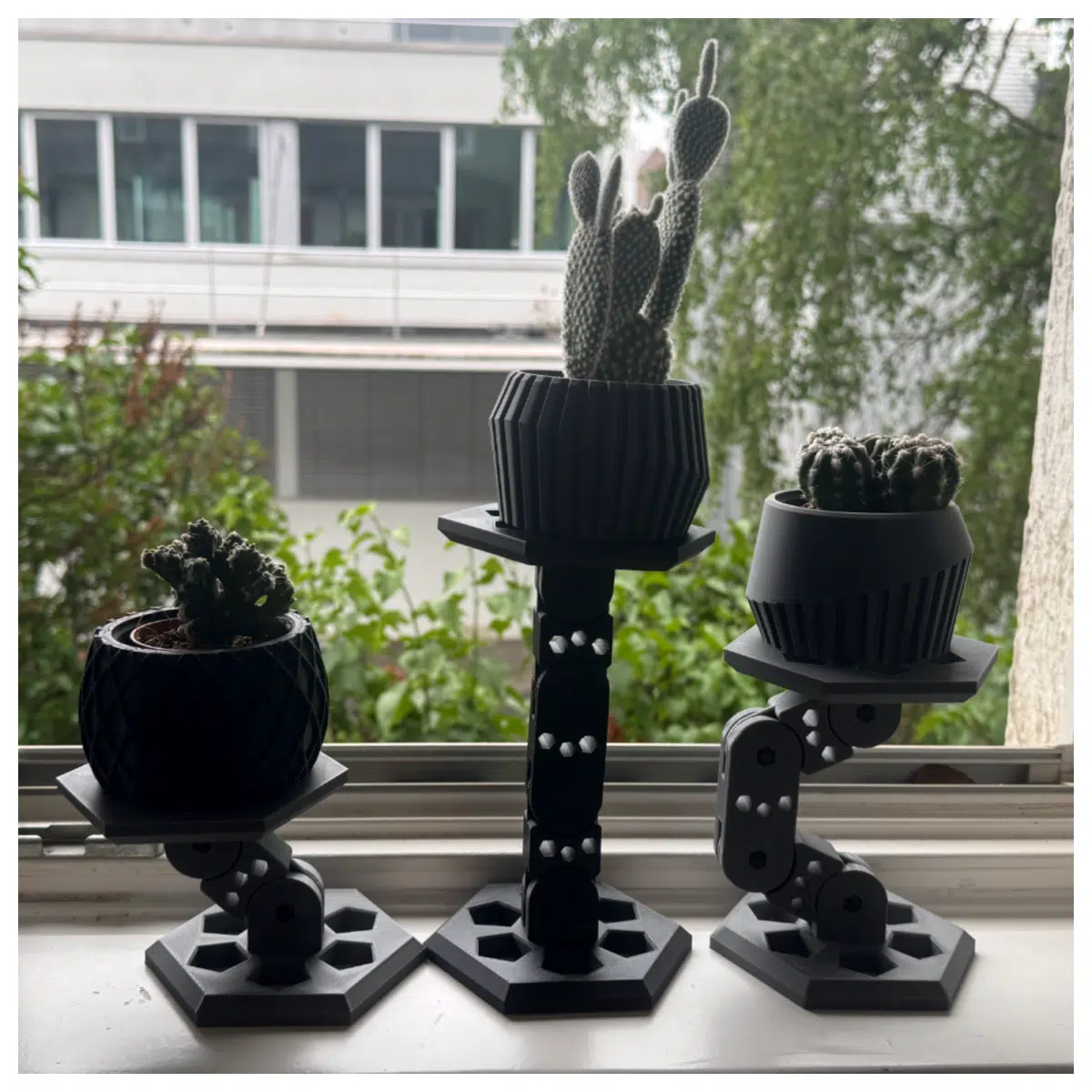 Industrial Style Plant Stand Lifting System Automatic Watering System Plant Pot Support Parts Repair Maintenance