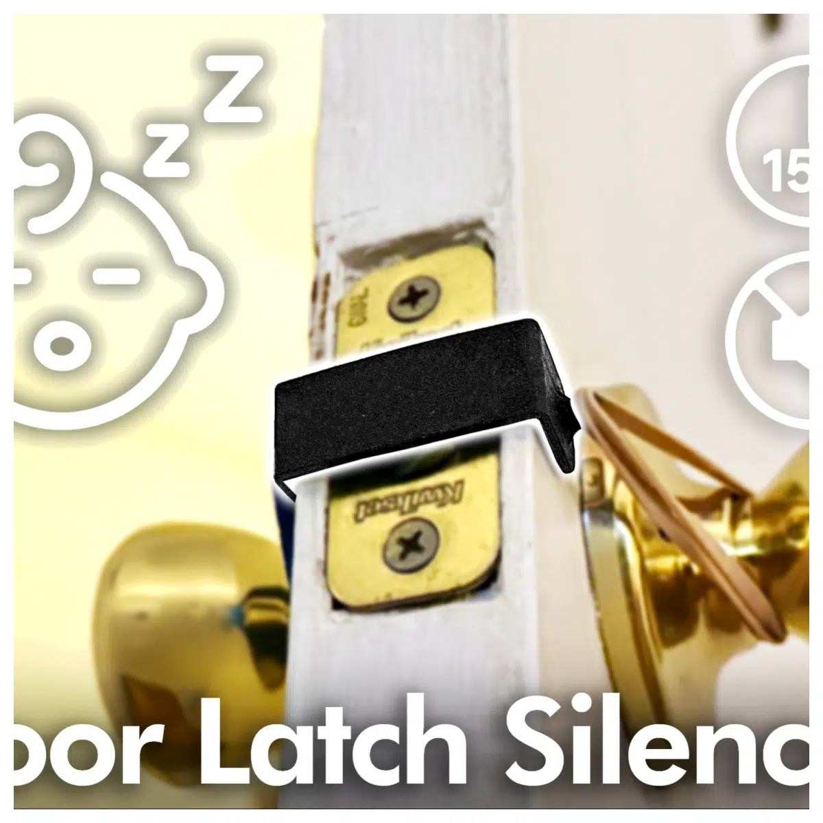 Door Silent Hinge Sleep Aid Bedroom Noise Reduction Sleep Enhancer Quiet Hinge Accessory