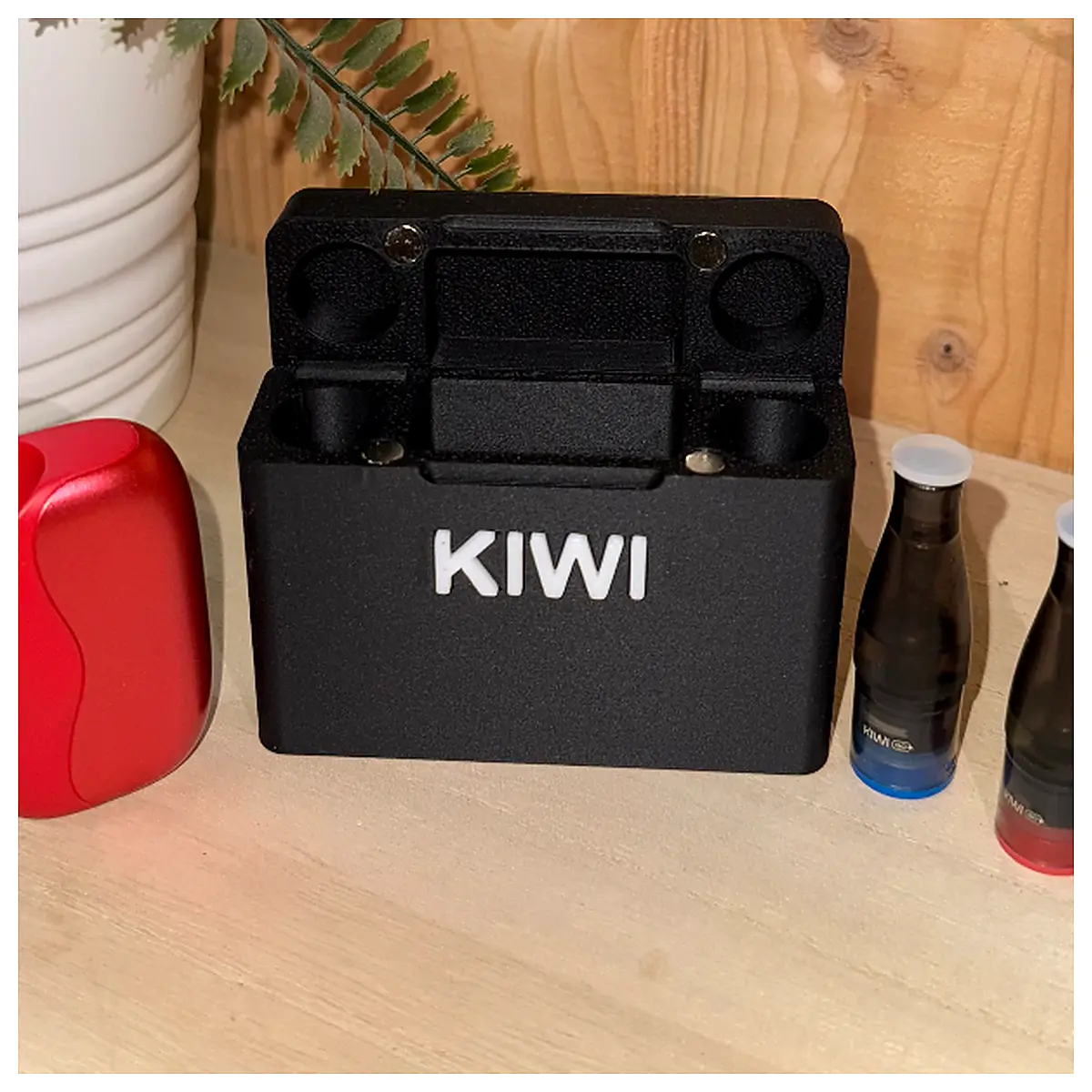 Hinged Pod Storage Box Magnetic Clips Organizer Snack Container Sealable Box Magnetic Storage
